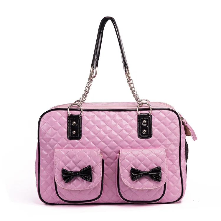 Сумка переноска из искусственной кожи для кошек и маленьких собак домашних