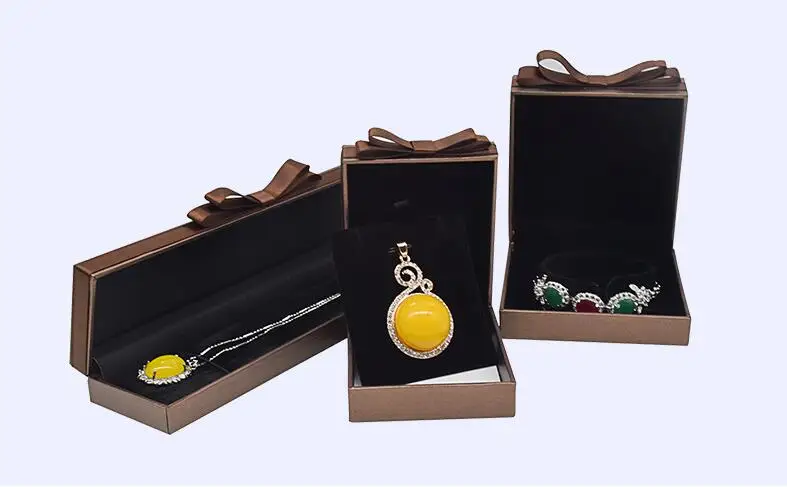 Оптовая продажа коробок для ювелирных изделий в высококачественной фланелетте