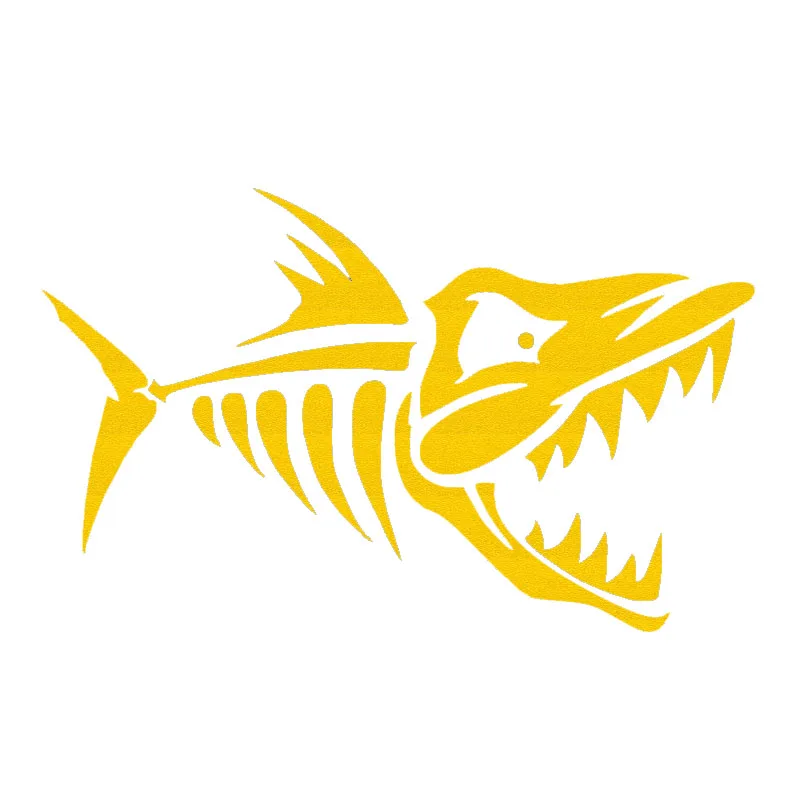 EmpireYing 8 видов цветов Fierce of Piranhas Bite Fish Horror Devil Автомобильная наклейка SUV Bumper дверь
