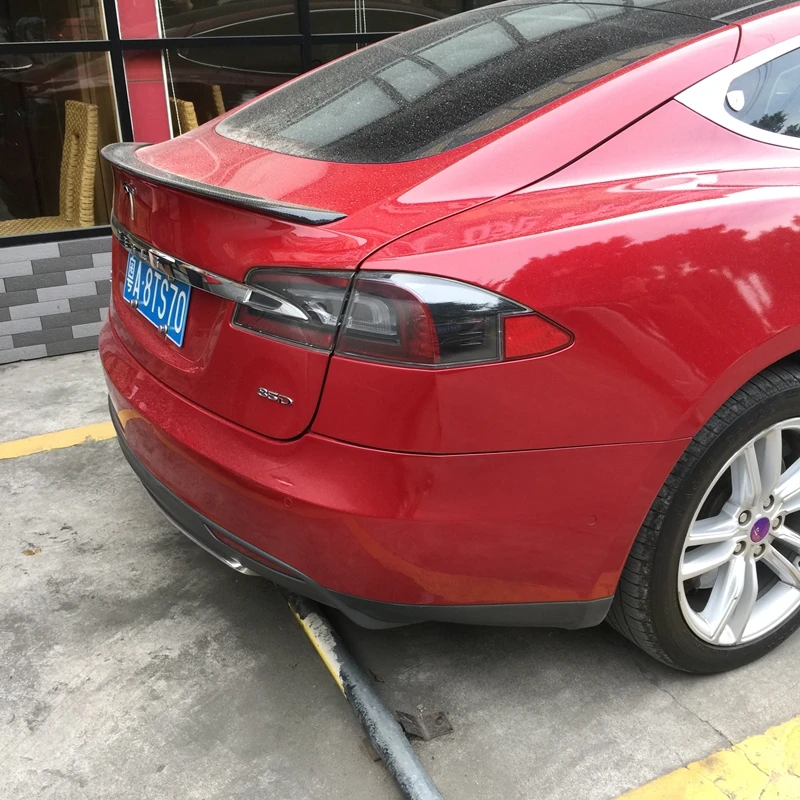 Спойлер на задний багажник крыло для Tesla Model S Sedan 60 70 75 85 90 D P85D P90D P100D 2012-2017 матовый
