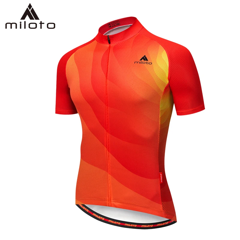 Футболка MILOTO мужская с коротким рукавом горнолыжная одежда рубашка для езды на