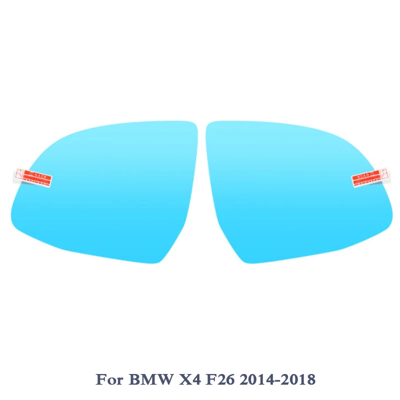 

2pcs Car Waterproof Anti Fog Film Rearview Mirror Film Sticker Window Clear Sticker For BMW 1/2/3/5/7 Series X1 X3 X5 Car Films