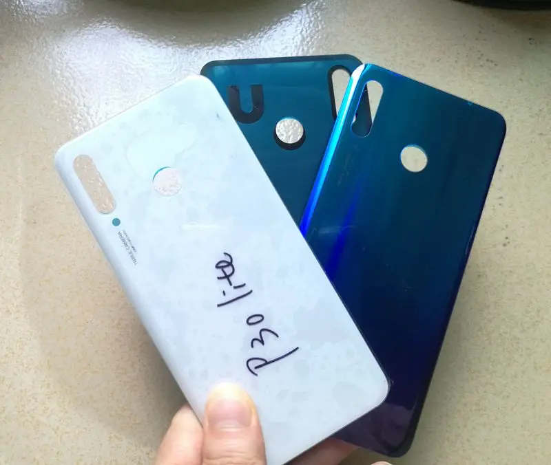 Задняя крышка аккумуляторного отсека для Huawei P30 lite стеклянный корпус чехол с