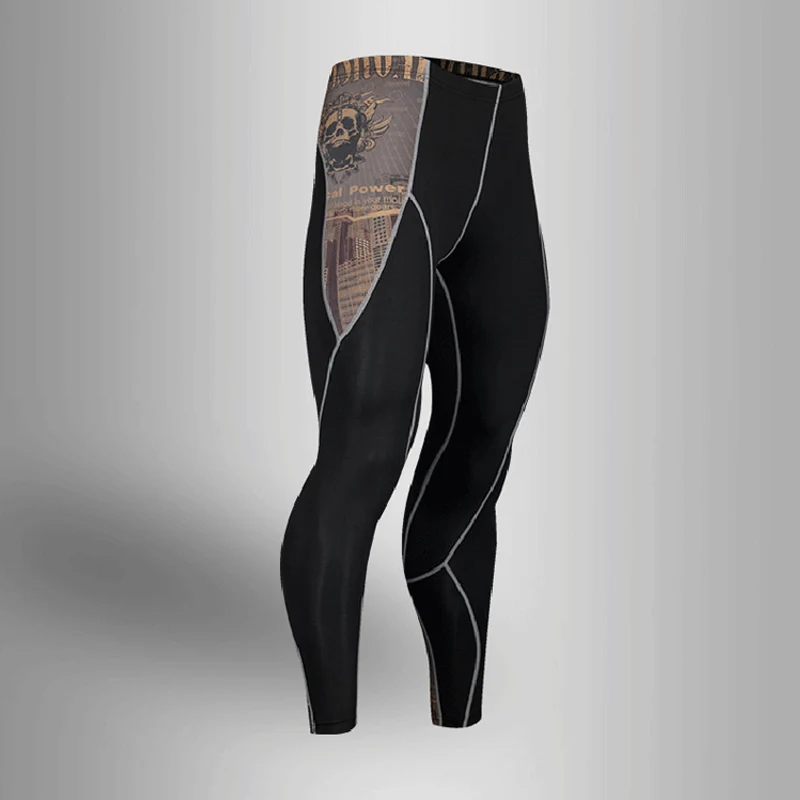 Pants Лыжный комплект нижнего белья, мужские быстросохнущие колготки, теплый базовый слой, компрессионная одежда, зимний костюм для бега, мужское термобелье, зимнее - Цвет: Pants