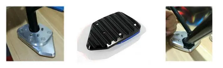 

For HONDA X-ADV XADV 750 XADV750 2017 2018 Motorcycle Accessories CNC aluminum Kickstand Sidestand Stand Extension Enlarger Pad