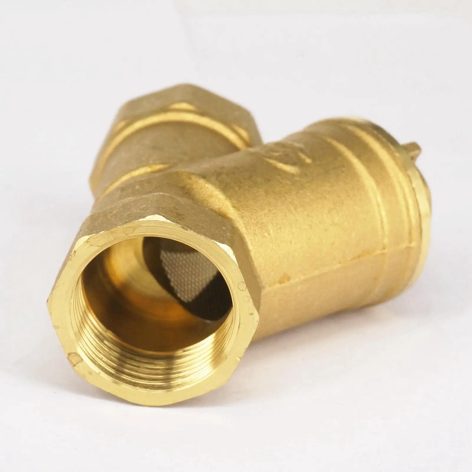 

1" BSPP Female Brass In-Line Y Strainer Filter For Pressure Washer Jet Wash