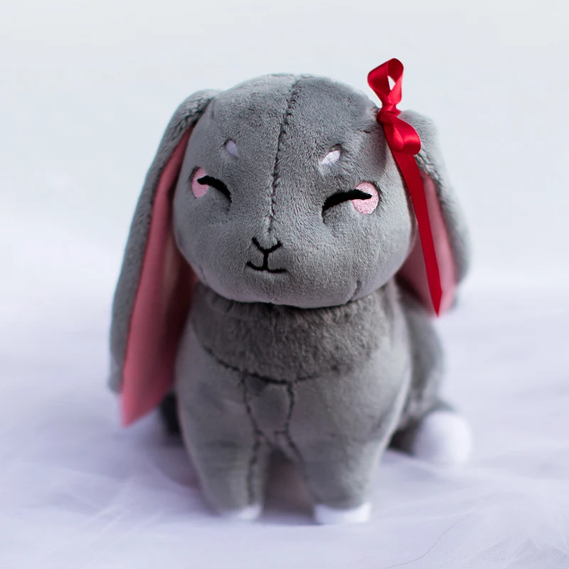 1 шт. Grandmaster of Demonic Cultivation Wangji Wuxian кролик плюшевые игрушки прекрасный аниме чучела кролик кукла детские игрушки подарок на день рождения
