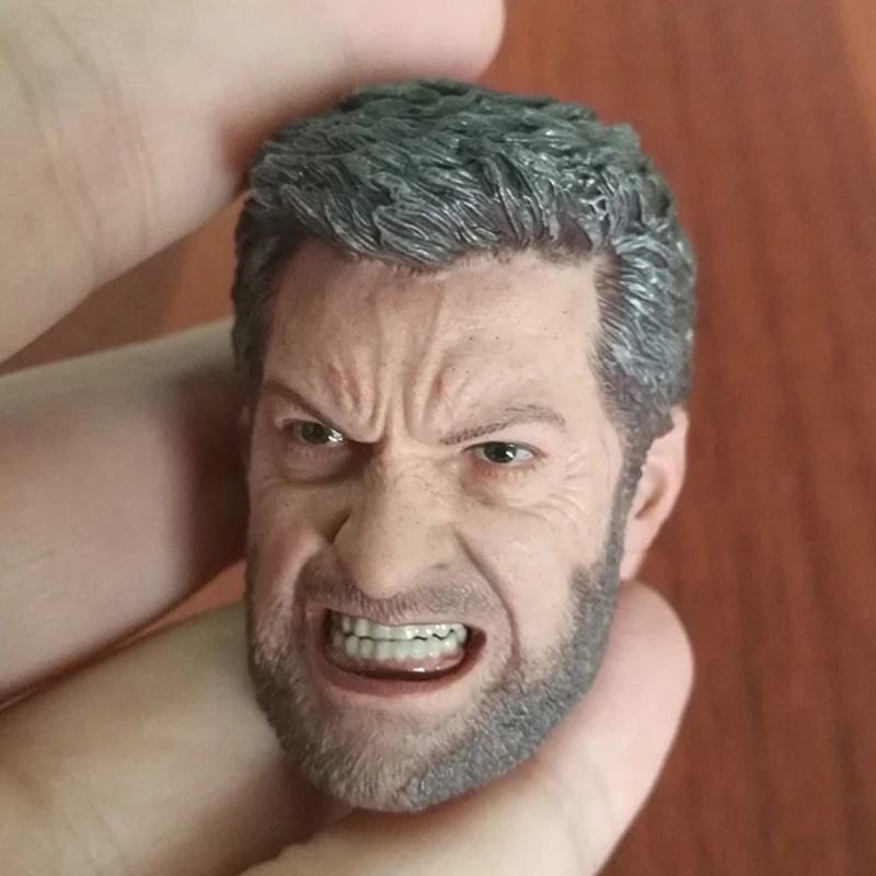 Модель для резьбы по голове Hugh Jackman в масштабе 1/6 голова версии злого подходит