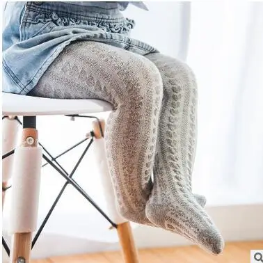 Детские весенне-Осенние Колготки хлопковые колготки для маленьких девочек