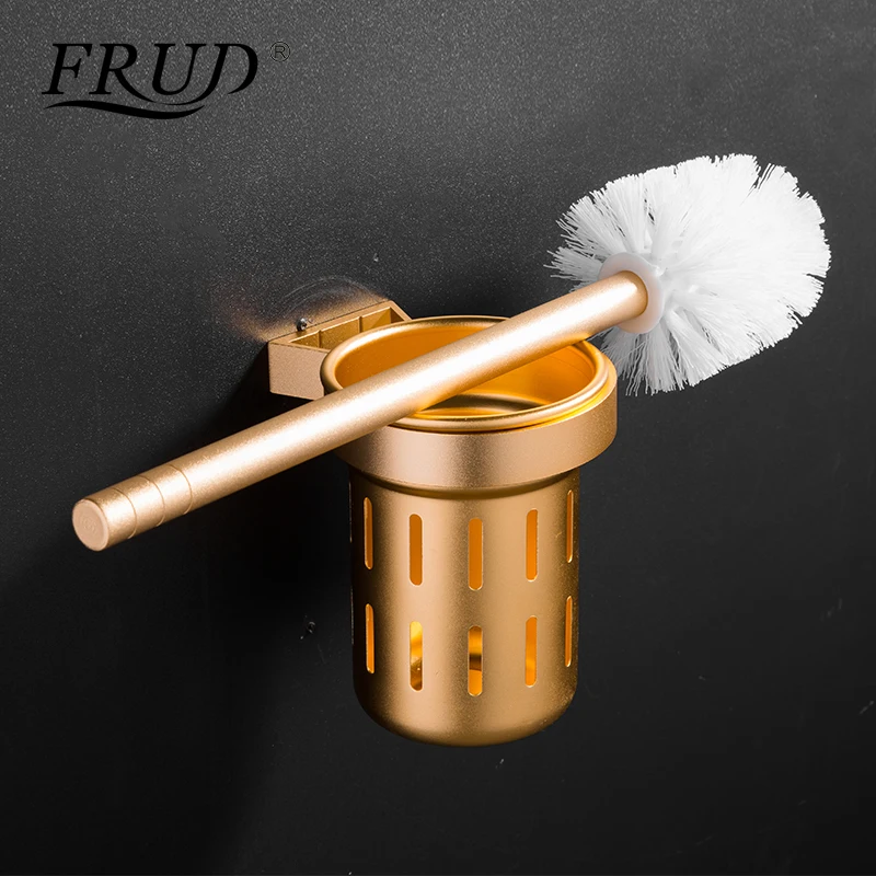 FRUD Новое поступление держатели для туалетной щетки Позолоченные настенные