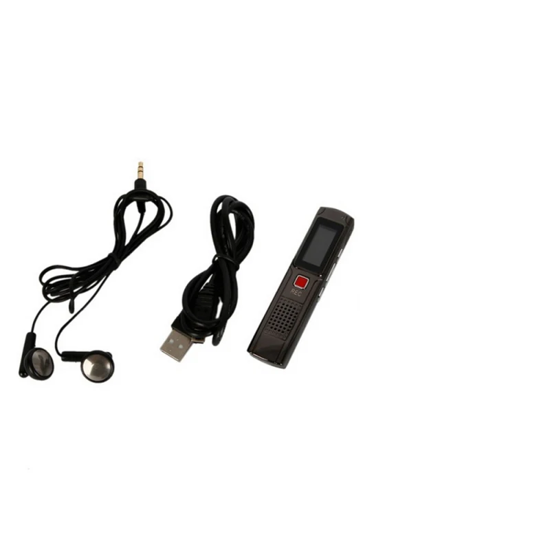 Yulass Мини цифровой диктофон перезаряжаемый 8 Гб Голосовая активация USB цифровой Аудио с MP3 WMA формат