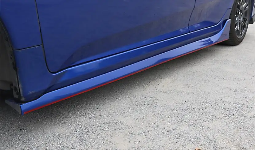 Автомобильный гоночный автомобильный Стайлинг боковые юбки Боди Комплект