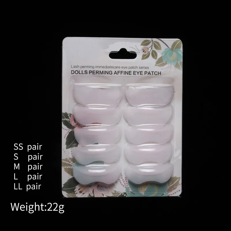 pink card 5pairs Silicone 3D Eyelash Curler Eyelash Perm Pad Recycling Lashes Rods Shield lifting Applicator Tools Makeup Accessories - Цвет: pink card