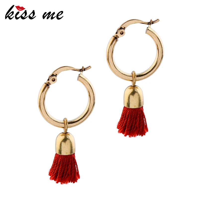 Женские серьги кисточки из медного сплава 2 цвета|red tassel earrings|tassel earringsred |