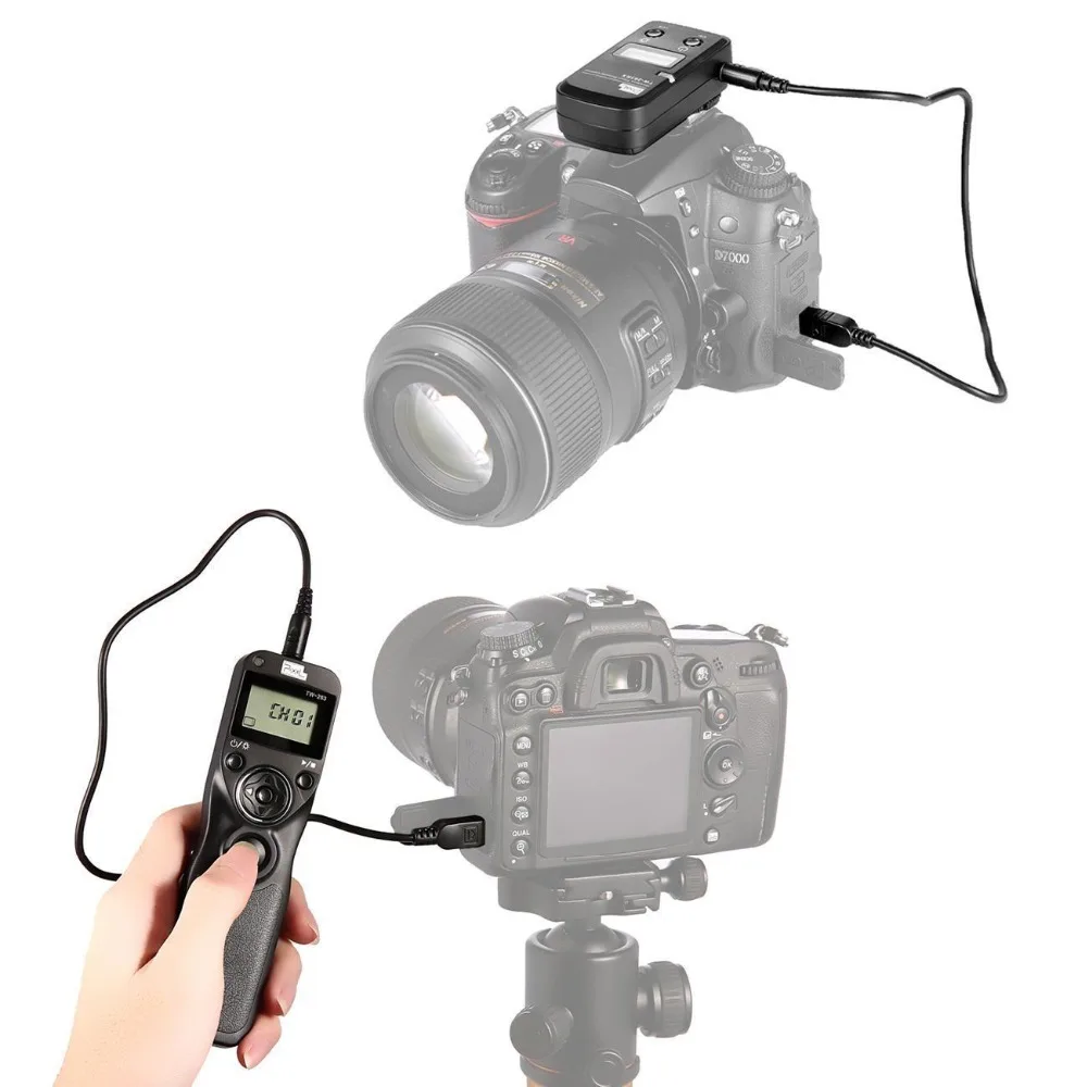 Pixel TW-283 E3 беспроводной Таймер дистанционное управление спуском затвора для Canon