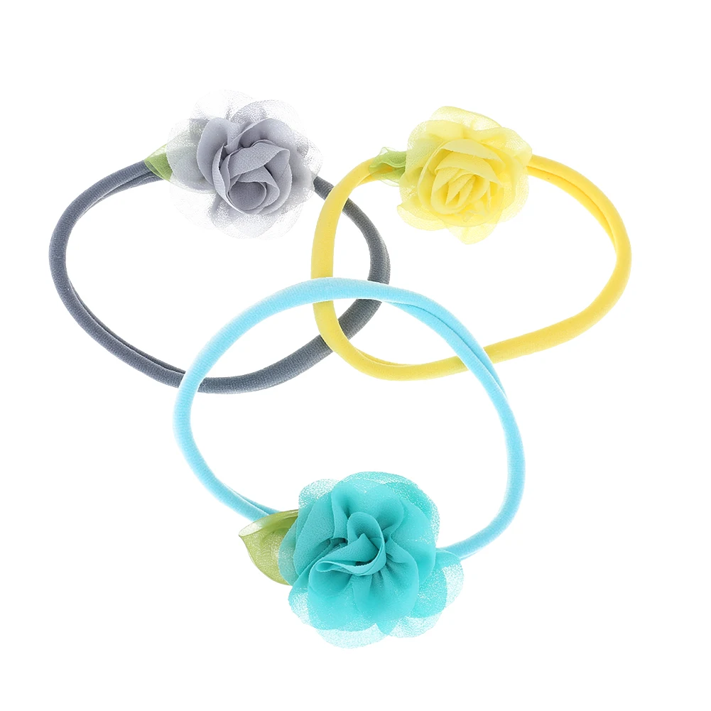 10 шт. эластичные повязки на голову для маленьких девочек ручная работа повязка с