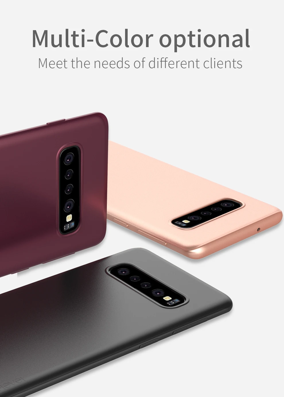 X-Level чехол для samsung Galaxy S10 S10e тонкий мягкий ТПУ Матовый сенсорный противоударный задний Чехол для телефона для samsung S10 Plus чехол s S10