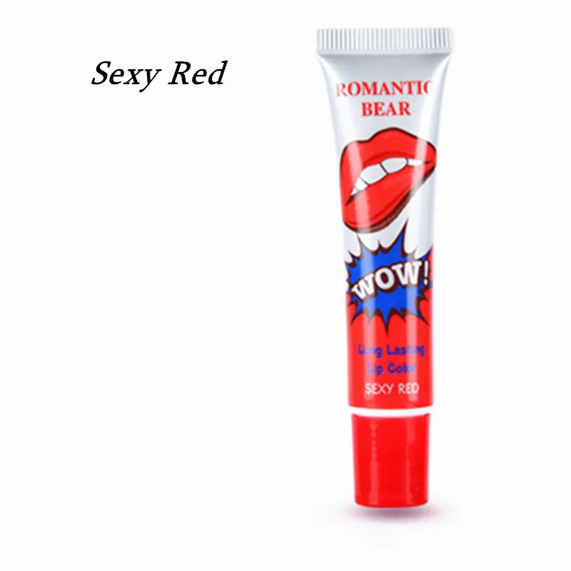 Sexy Red Отшелушивающий стойкий блеск для губ, маска, водостойкая, Labiales, тинт для губ, макияж, тату, матовый блеск для губ, помада, бальзам для женщин, косметика - Цвет: Sexy Red