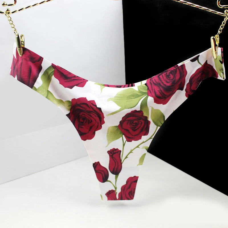 Женские стринги и G-стринги красивые пикантные трусики фиолетового красного