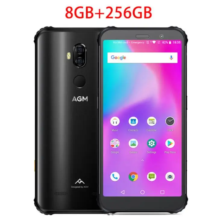 AGM X3 8 GB 256 смартфон 5 99 &quotFHD + 18:9 Snapdragon 845 Octa Core 20MP 24MP Android 1 OTG NFC IP68 Водонепроницаемый