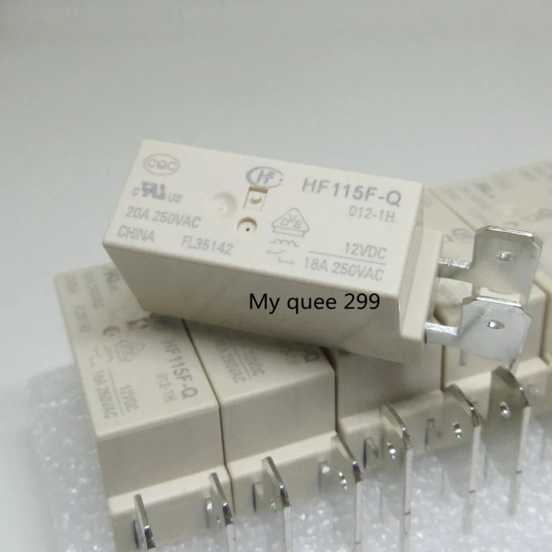 5 шт. JQX-115F-Q HF115F-Q 012-1 х JQX-115F-Q-012-1H HF115F-Q-012-1H 20A 12VDC реле