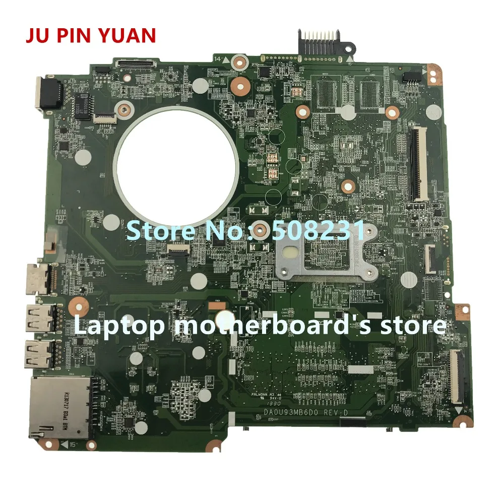 Ju pin yuan 734826-501 734826-001 аккумулятор большой емкости U93 DA0U93MB6D0 материнская плата для hp павильон 15-N 15-F 15Z-N ноутбук материнская плата полностью протестирована