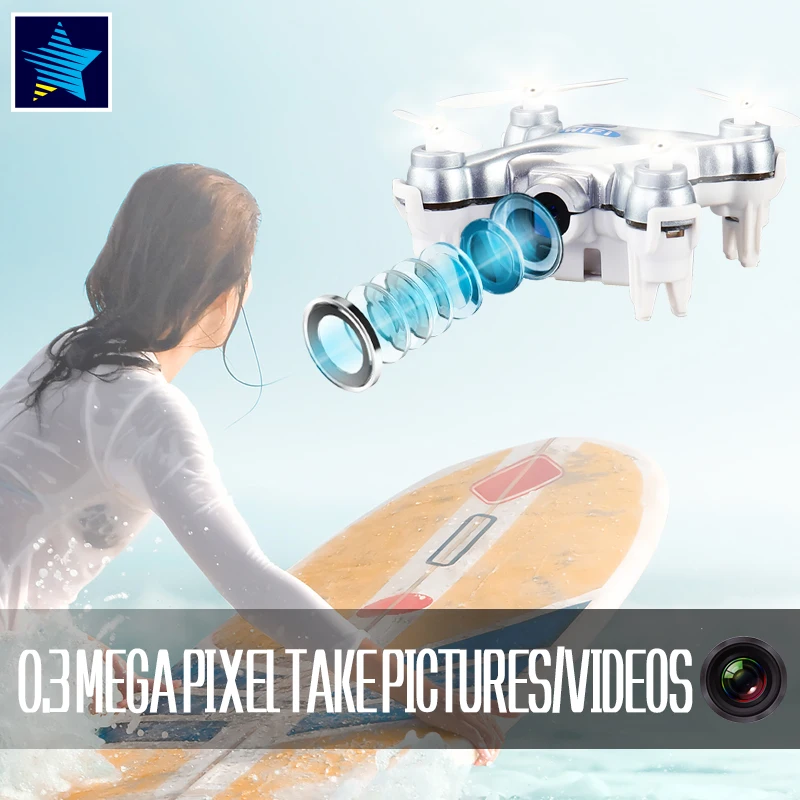 Cheerson cx-10w Радиоуправляемый квадрокоптер WI-FI FPV-системы Камера 3D флип 4ch cx10