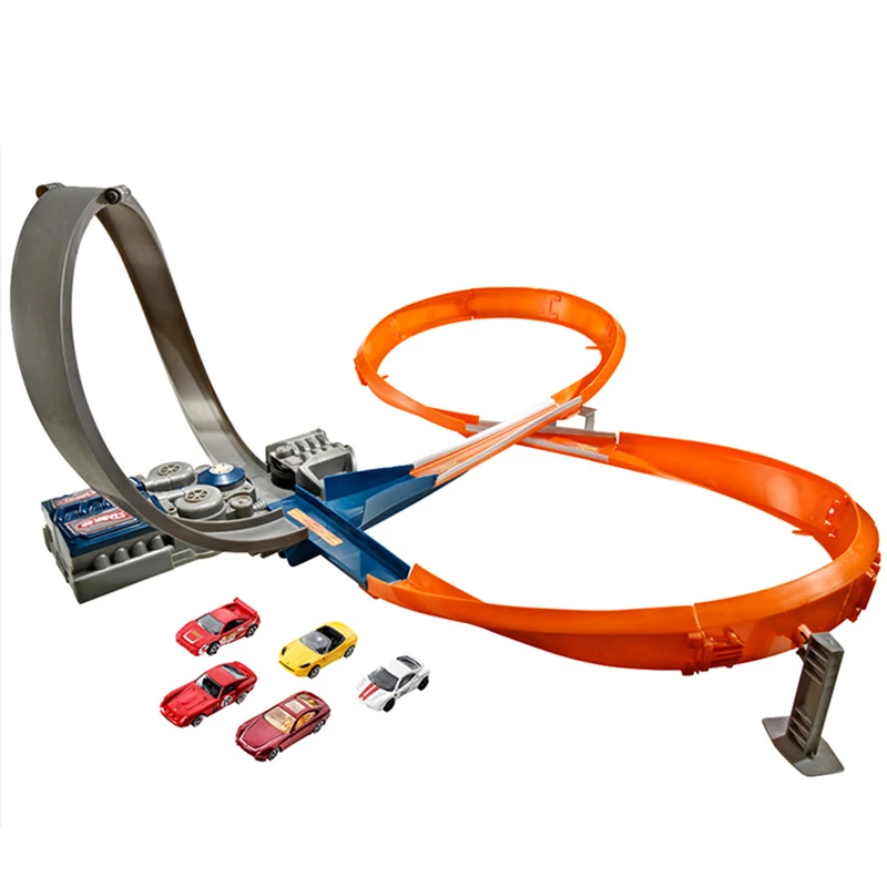 Электрическая круглая гоночная трасса Hot Wheels пластиковая металлическая