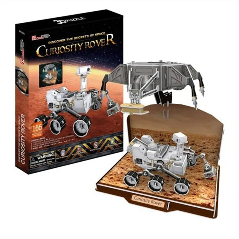 

DIY марсохода ракета Сатурн V Voyager космические корабли Бумага модель 3D головоломки игрушки детские развивающие Бумага craft Jigsaw здания