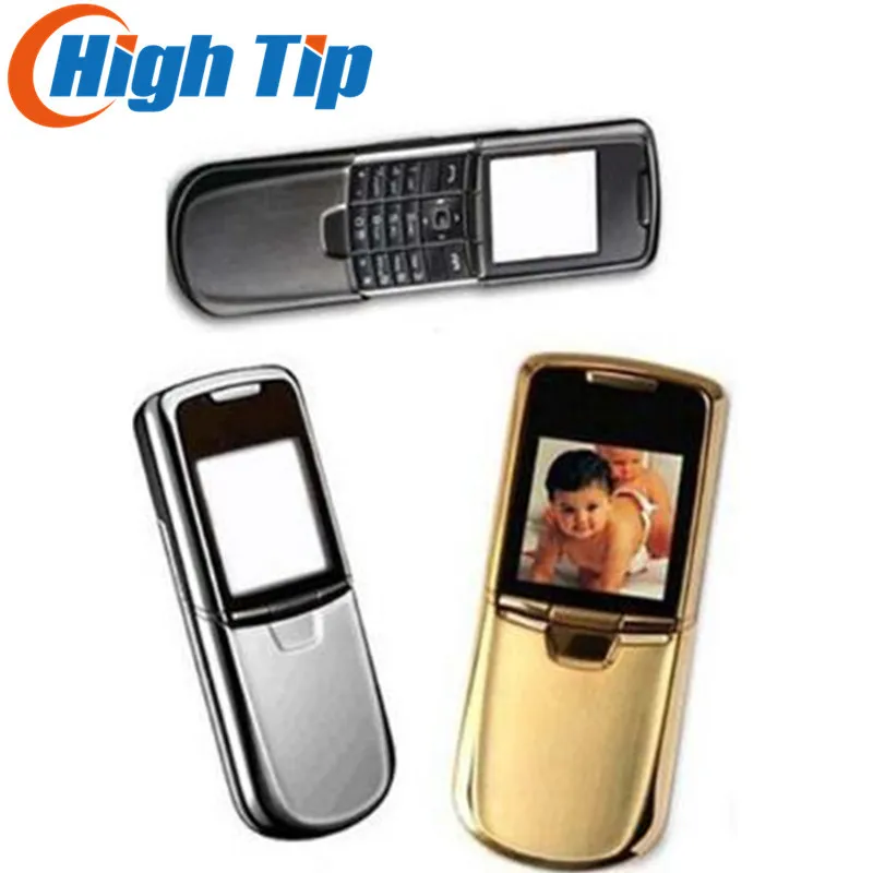 Nokia 8800 золотой телефон английский или русский клавиатура с настольным зарядным устройством кожаный чехол ремешок отремонтированный