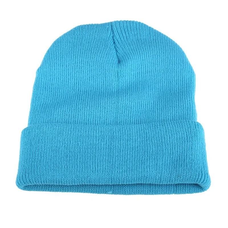 19 Цвета высокое качество Шапки Женская зимняя обувь шапочки сплошной