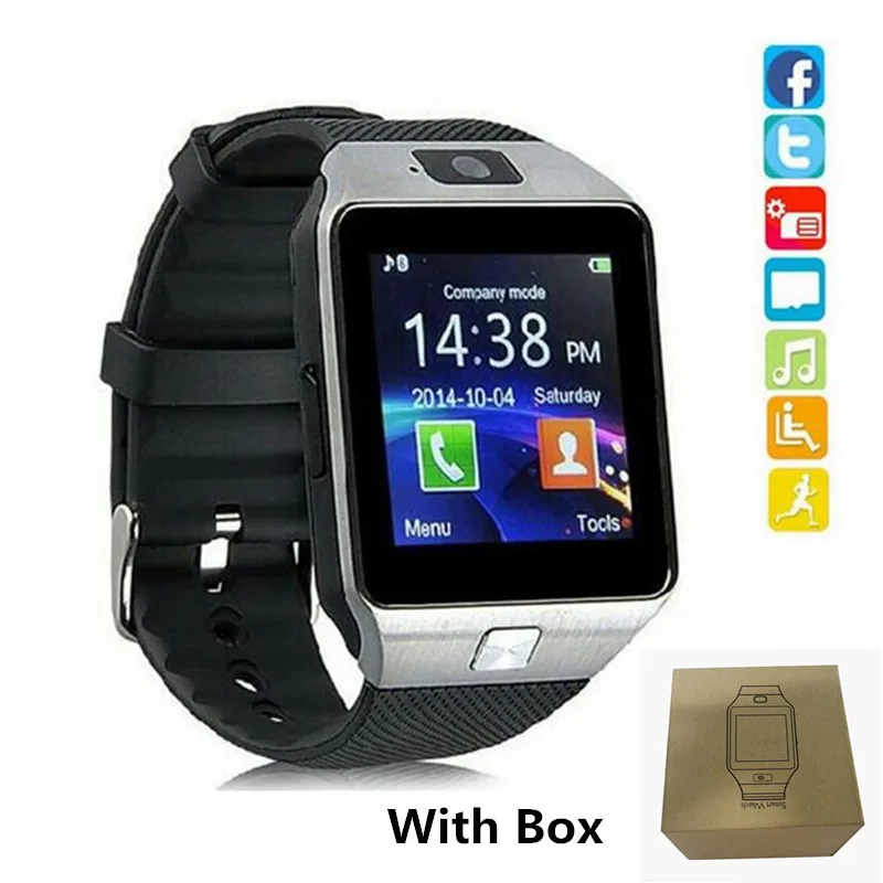 Умные часы DZ09 Sync Notifier поддержка sim карты TF Bluetooth подключение для телефона Android