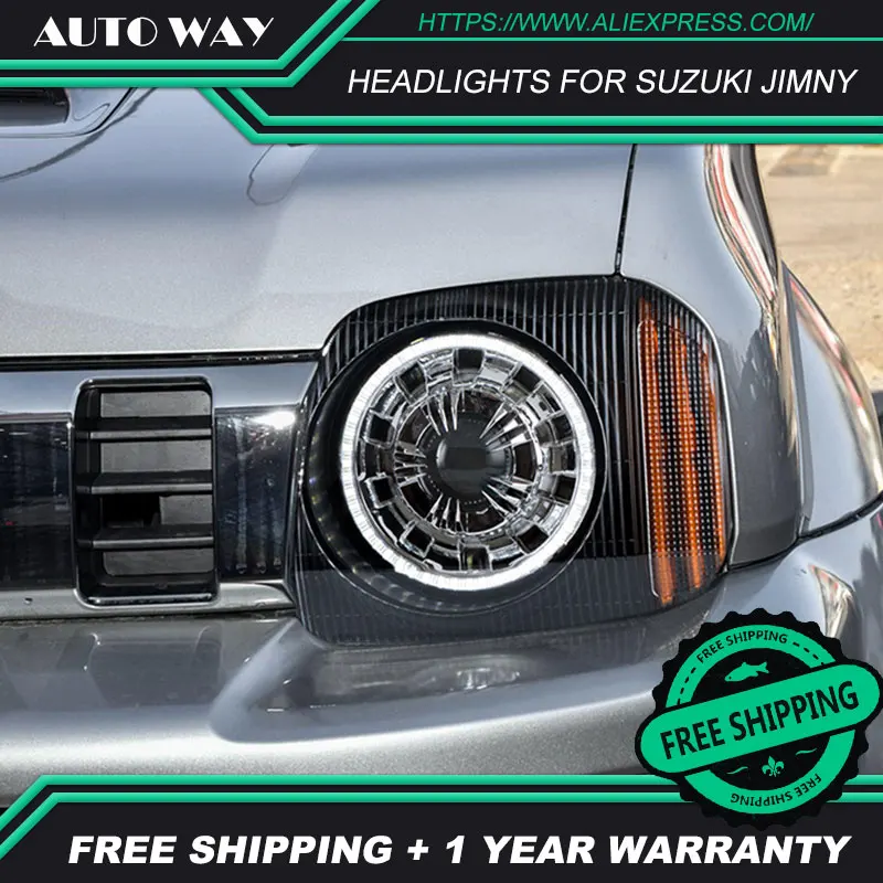 Автомобильный Стайлинг Головной фонарь для Suzuki Jimny фары 2007 2015 Светодиодный H7 D2H Hid