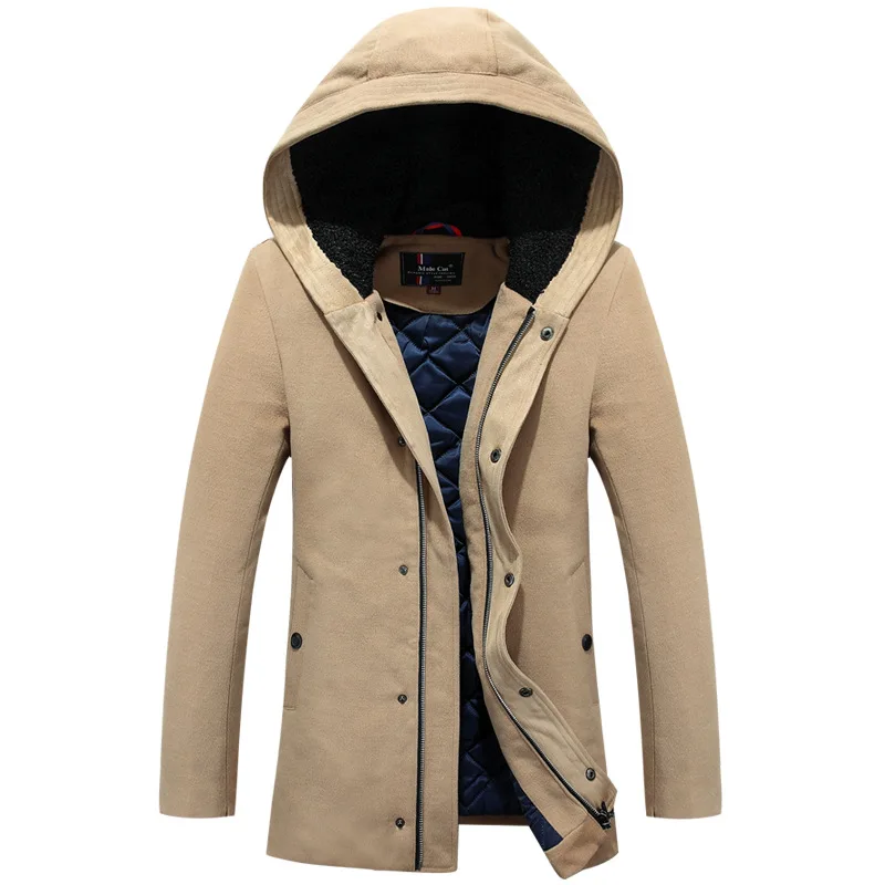 Зимняя мужская куртка Новое поступление 2016 модные теплые толстые мужские пальто