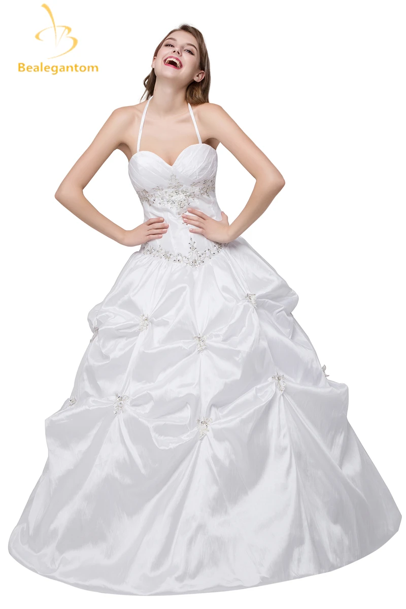 Новинка Белое Бальное Платье bejoy свадебные платья 2019 с аппликацией в наличии 2 4 6 8
