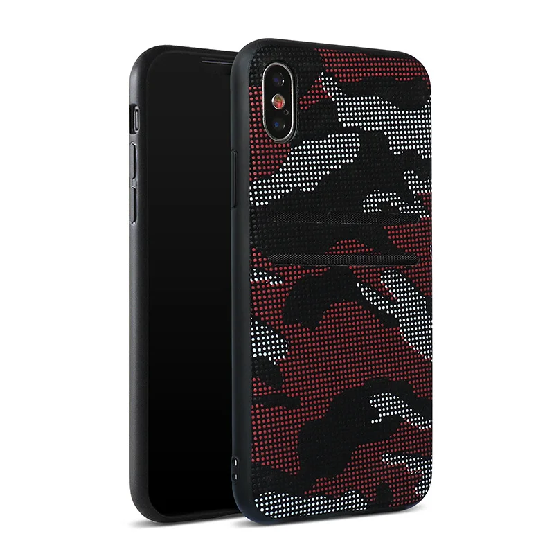 Новый камуфляжный чехол для мобильного телефона с двумя картами iPhone 6/7/8 Plus TPU + PC PU