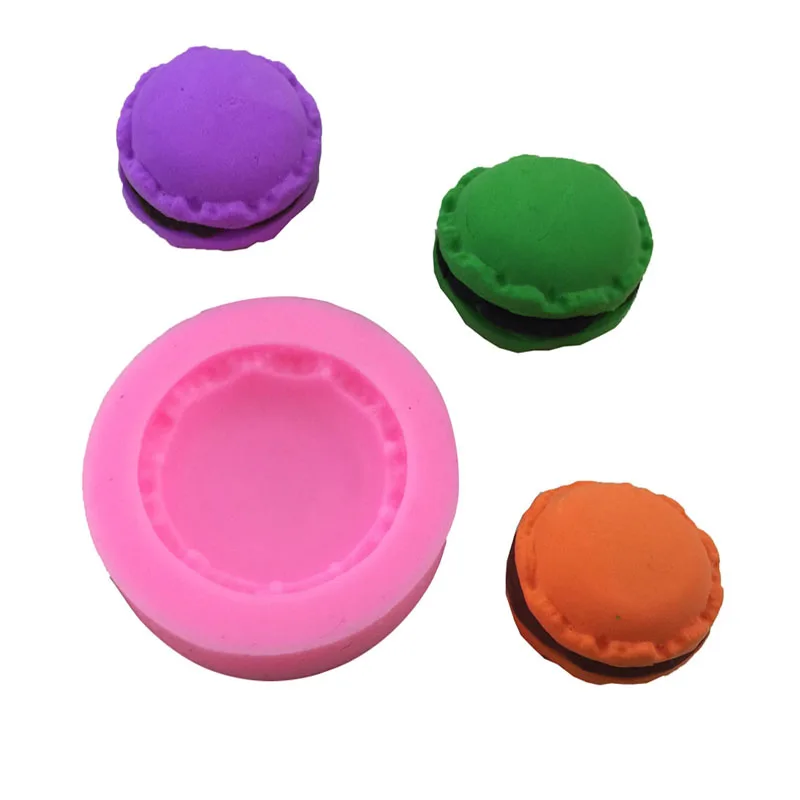 Sugarcraft Macaron силиконовые формы помадки плесень торт отделочных работ шоколадная