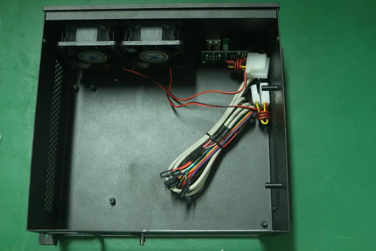 Настенный маленький компьютерный чехол с ЧПУ для настольного ПК mini ITX|small computer