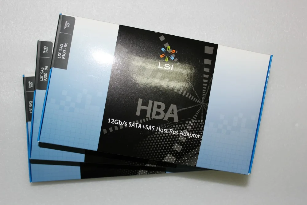 RaidStorage Avago LSI SAS 9300 8E LSI00343 8 портовый хост адаптер SFF8644 без кэша HBA PCI E3.0 x8 карта