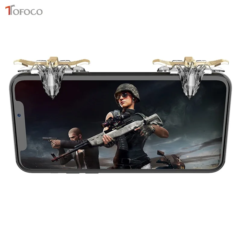 

NEW Gamepad PUBG Mobile Trigger Control Phone Gamepad Controller Fire L1R1 Gaming Shooter for iPhone Android Gamepads Joysticks