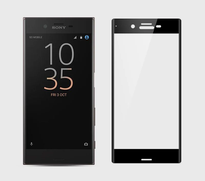 3D полное покрытие закаленное стекло для sony Xperia XZ3 XZ2 XZ1 XZ XA2 XA1 XA X Премиум компактная Защитная пленка для экрана Защитная пленка