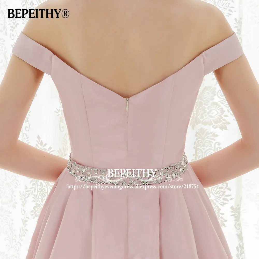 Vestido de festa, длинное вечернее платье трапециевидной формы, винтажное платье с открытыми плечами, платья для выпускного вечера, пояс со стразами, Robe De Soiree