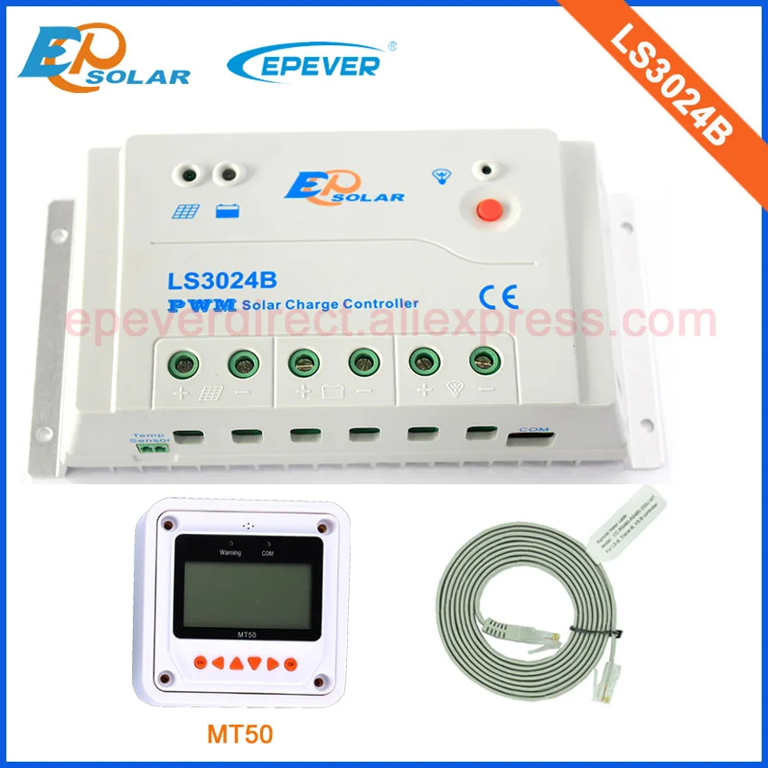 

30amp EPSolar PWM controller with MT50 remote meter user setting parameter EPEVER Solar battery Charging regulator 30A