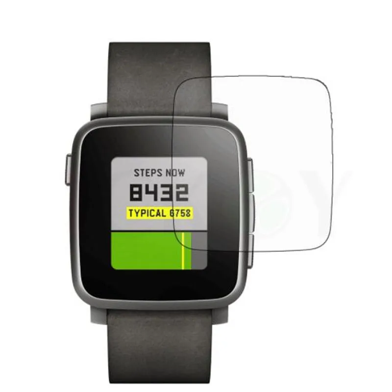2 шт. мягкий TPU ультра прозрачная защитная пленка для Pebble Time сталь/Time Round Smart Watch