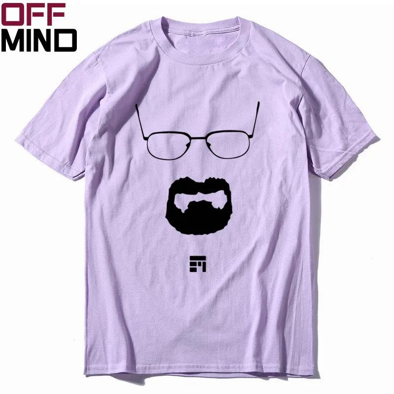 BR0131OM-LHZ OFFMIND, хлопок, короткий рукав, heisenberg, Мужская футболка, летняя, свободная, breaking bad, Мужская футболка, крутая футболка, футболки BR0131 - Цвет: BR0131OM-LHZ