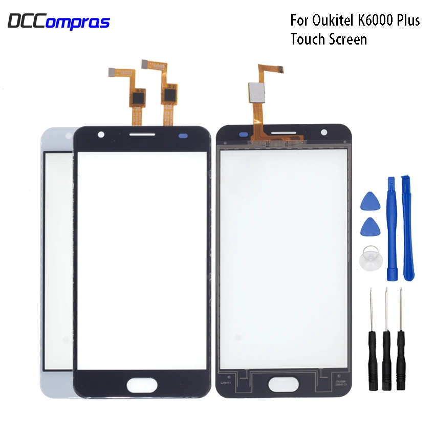 Оригинальный сенсорный экран для Oukitel K6000 Plus сменная сенсорная панель стекло