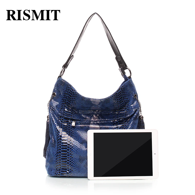RISMIT Брендовая женская сумка тоут из искусственной кожи классическая на плечо с