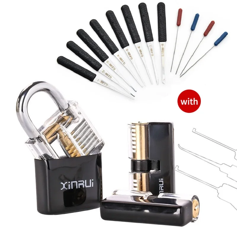 Liushi 3 типа замок Палочки набор с прозрачной Видимый тренировочный висячий