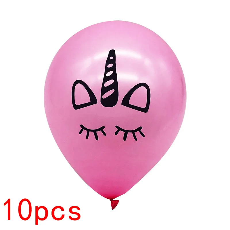 Unicorn Latex 1 шт., 100*97 см, розовая маленькая лошадка, пони, фольгированные гелиевые шары воздушные шарики, детские игрушки на свадьбу, день рождения, животные, единорог, вечерние принадлежности для декора - Цвет: Unicorn Latex