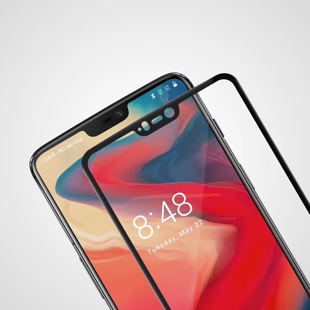 2 шт изогнутое стекло Oneplus 6 защита экрана закаленное для 1 + One Plus Oneplus6 полное